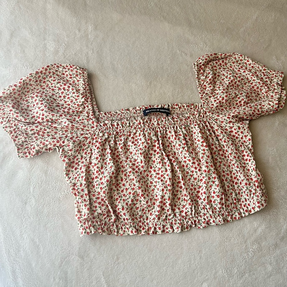 ❌❌SOLD Melville Floral Crop Blouse